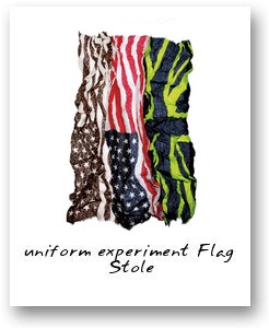 uniform experiment Flag Stole
