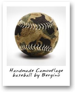 Handmade Camouflage baseball by Bergino