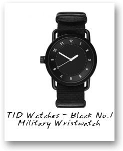 TID Watches - Black No.1 Military Wristwatch