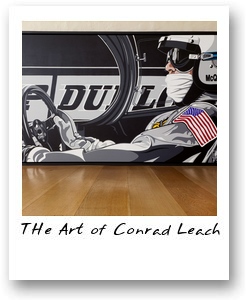 British artist Conrad Leach