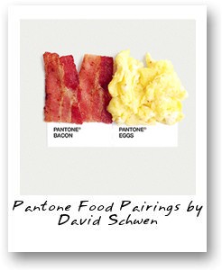 Pantone Food Pairings by David Schwen