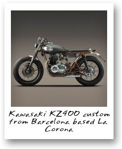 Kawasaki KZ400 custom from Barcelona based La Corona