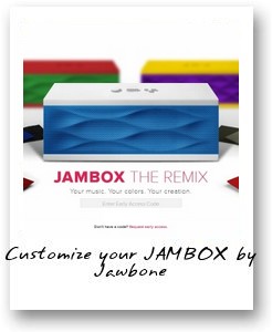 Customize your JAMBOX by Jawbone