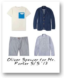 Oliver Spencer for Mr. Porter S/S '13