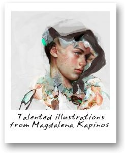 Talented illustrations from Magdalena Kapinos