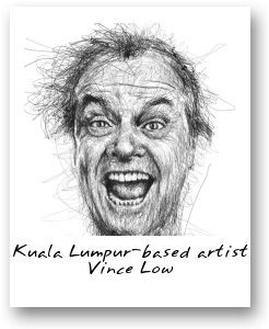 Kuala Lumpur-based artist Vince Low