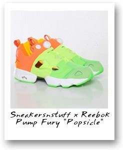 Sneakersnstuff x Reebok Pump Fury 'Popsicle'
