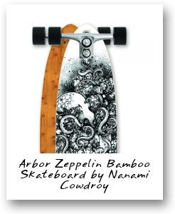 Arbor Zeppelin Bamboo Skateboard by Nanami Cowdroy