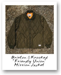Brixton & Krooked 'Friendly Union' Mission Jacket