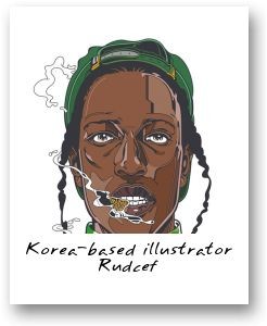 Korea-based illustrator Rudcef
