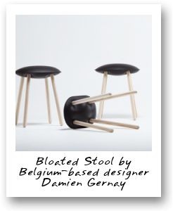 Bloated Stool by Belgium-based designer Damien Gernay