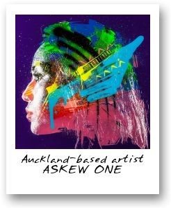 Auckland-based artist ASKEW ONE