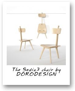 The Sedia3 chair by DORODESIGN