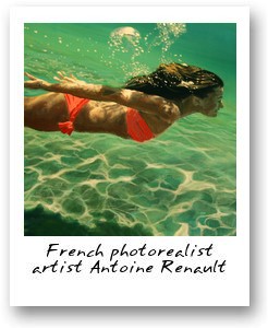 French photorealist artist Antoine Renault