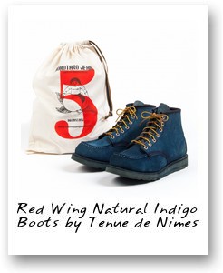 Red Wing Natural Indigo Boots by Tenue de Nimes