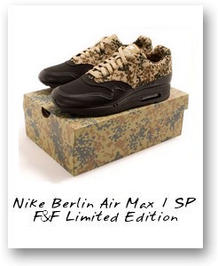 Nike Berlin Air Max 1 SP F&F Limited Edition