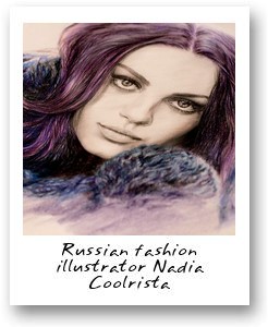 Russian fashion illustrator Nadia Coolrista