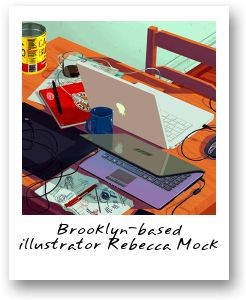 Brooklyn-based illustrator Rebecca Mock
