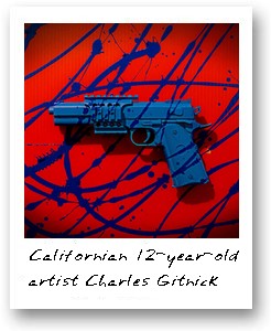 Californian 12-year-old  artist Charles Gitnick