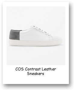 COS Contrast Leather Sneakers