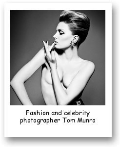 Fashion and celebrity photographer Tom Munro