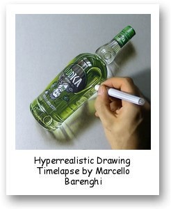 Hyperrealistic Drawing Timelapse by Marcello Barenghi