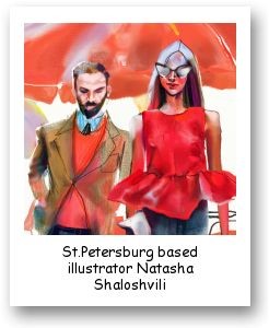 St.Petersburg based illustrator Natasha Shaloshvili