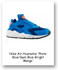 Nike Air Huarache 'Photo Blue/Gym Blue-Bright Mango'