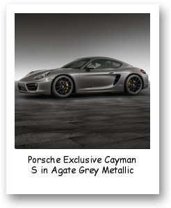 Porsche Exclusive Cayman S in Agate Grey Metallic
