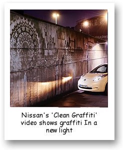 Nissan's 'Clean Graffiti' video shows graffiti In a new light