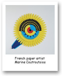 French paper artist Marine Coutroutsios