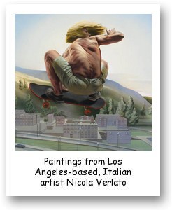 Paintings from Los Angeles-based, Italian artist Nicola Verlato