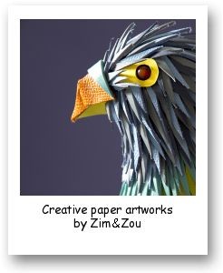 Creative paper artworks by Zim & Zou