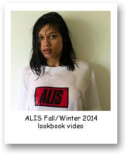 ALIS Fall/Winter 2014 lookbook video
