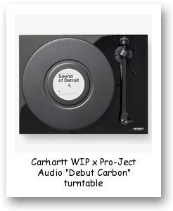 Carhartt WIP x Pro-Ject Audio "Debut Carbon" turntable