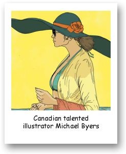 Canadian talented illustrator Michael Byers