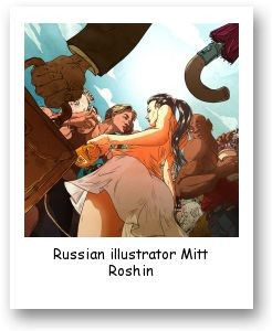 Russian illustrator Mitt Roshin