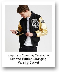 mophie x Opening Ceremony Limited Edition Charging Varsity Jacket
