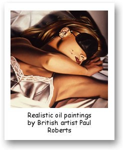 Realistic oil paintings by British artist Paul Roberts