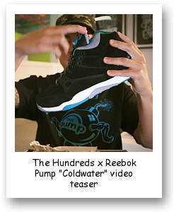 The Hundreds x Reebok Pump "Coldwater" video teaser
