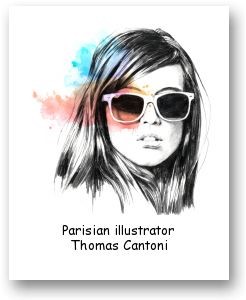 Parisian illustrator Thomas Cantoni