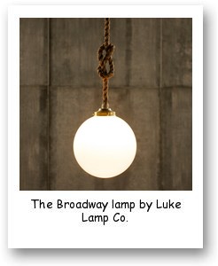 The Broadway lamp by Luke Lamp Co.