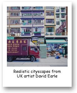 Realistic cityscapes from UK artist David Earle