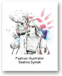 Fashion illustrator Ewelina Dymek