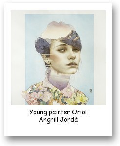 Young painter Oriol Angrill Jordà