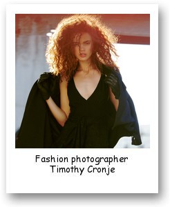 Fashion photographer Timothy Cronje