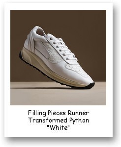 Filling Pieces Runner Transformed Python "White" 