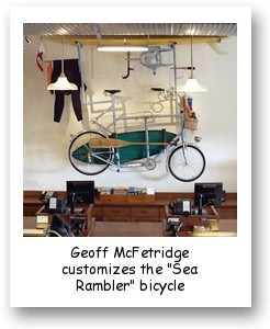 Geoff McFetridge customizes the "Sea Rambler" bicycle