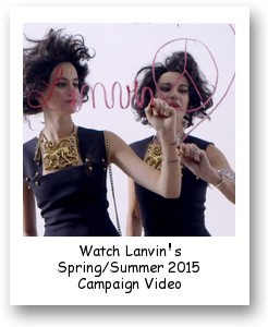 Lanvin’s Spring/Summer 2015 Campaign Video