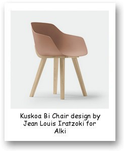 Kuskoa Bi Chair design by Jean Louis Iratzoki for Alki